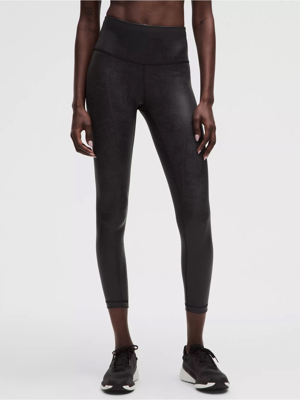 Lululemon Wunder Train High-Rise 25" *Matte Foil - Matte Shine Black